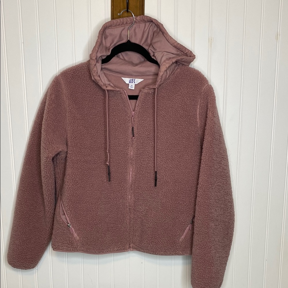 Joy Lab Size Medium Pink  Zip-Up Hoodie